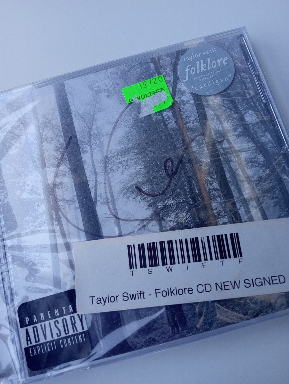 SIGNED Taylor Swift Folklore CD